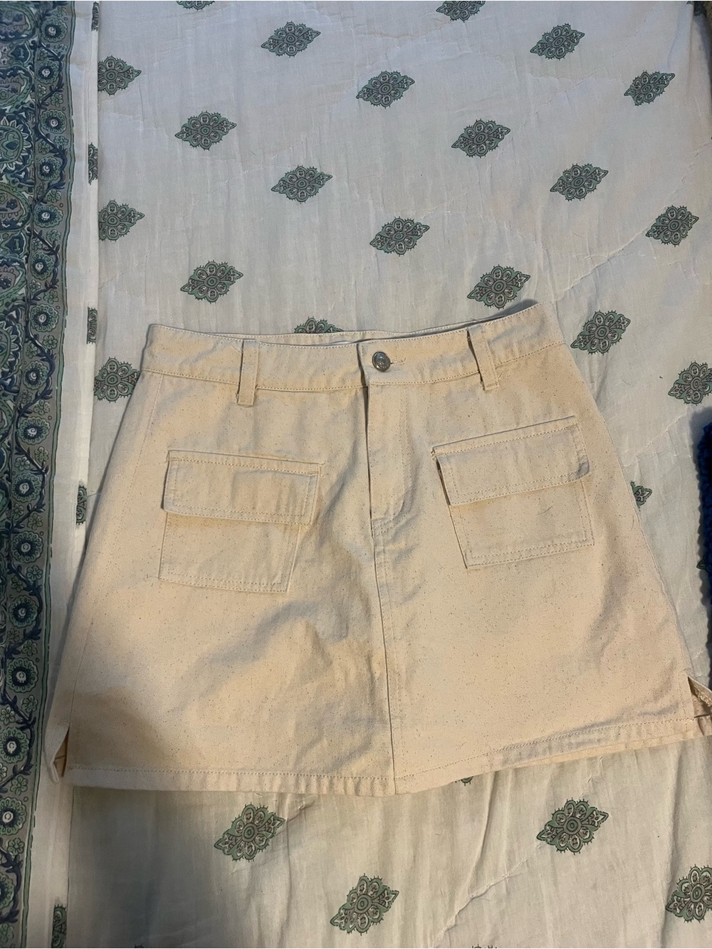 Princess Polly Cream Pocket Skort
